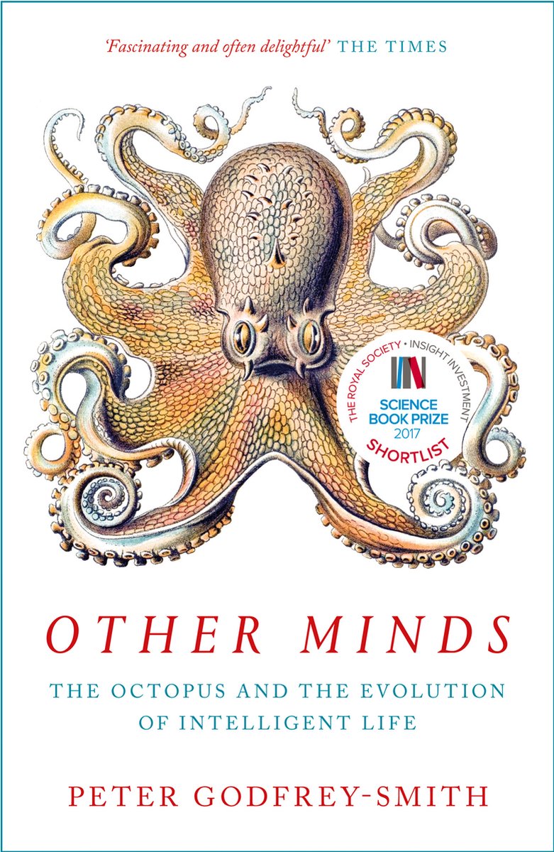 Book cover of Other Minds by Peter Godfrey-Smith with octopus illustration